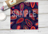 Paisley Patterned Adhesive Vinyl 107